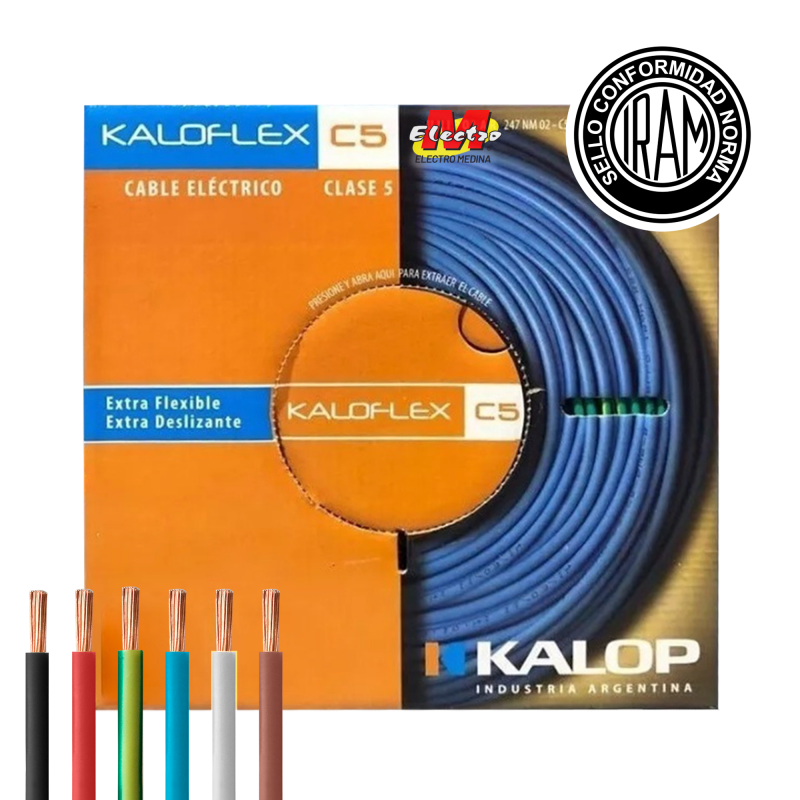 Cable Unipolar Mm Categoria Kalop Rollo Cerrado