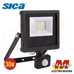 Reflector LED con Pir 30w Sica