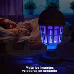 Lampara Mata Moscas Mosquitos Electrico 20w Tubo Uv Tbcin