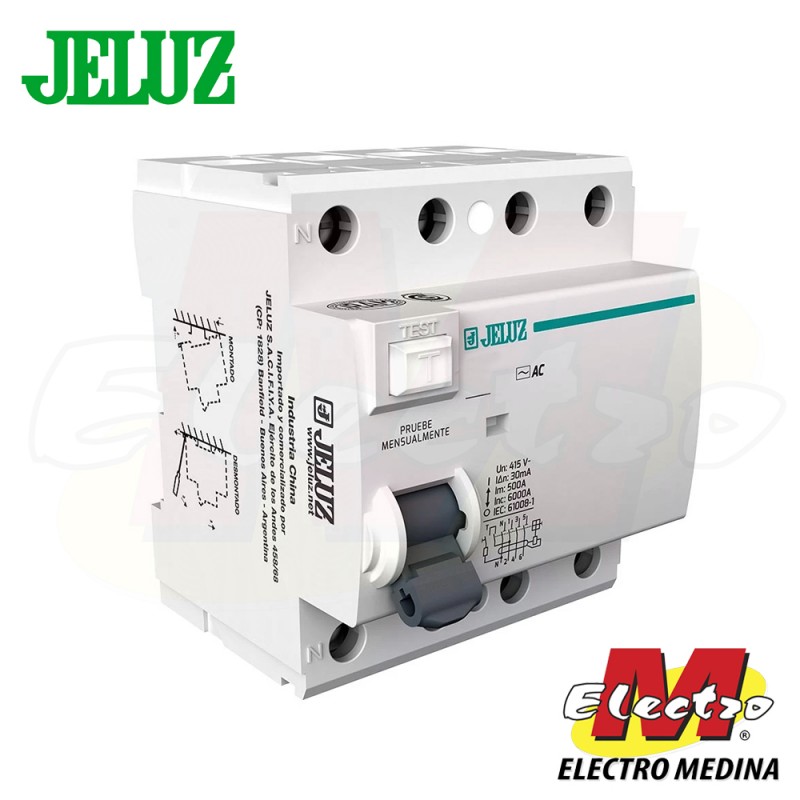 Superficie armada 1 interruptor y 1 tomacorrientes – Jeluz Argentina